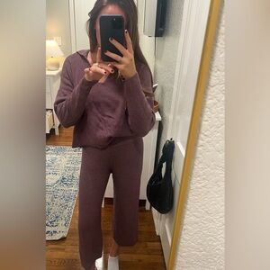 A New Day - Wide Leg Sweater Pants Set